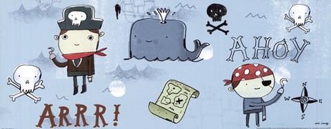 Framed Ahoy Matey II Print