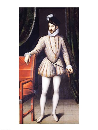 Framed Charles IX King of France Print