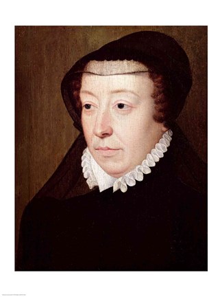 Framed Portrait of Catherine de Medici Print