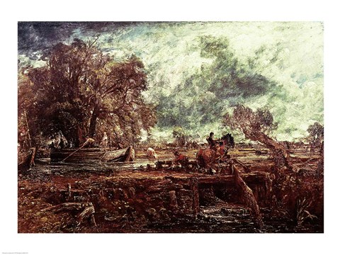 Framed Study for The Leaping Horse, c.1825 Print