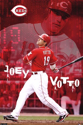 Framed Reds - J Votto 11 Print