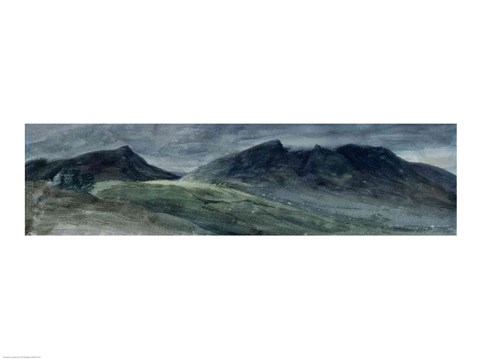 Framed Saddleback and Part of Skiddaw Print