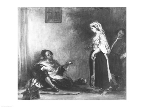 Framed Arab Merchant Print