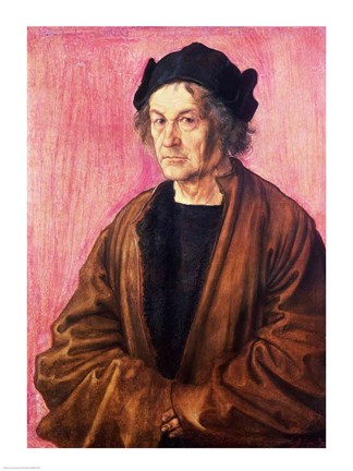 Framed Albrecht Durer&#39;s Father, 1497 Print