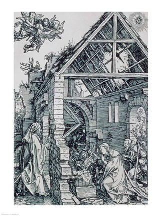Framed Adoration of the Shepherds Print