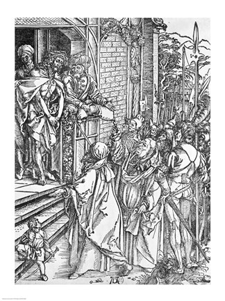 Framed Christ presented to the people Print