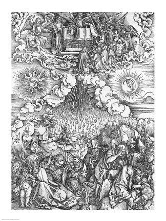 Framed Scene from the Apocalypse, The Opening of the Fifth and Sixth Seals Print