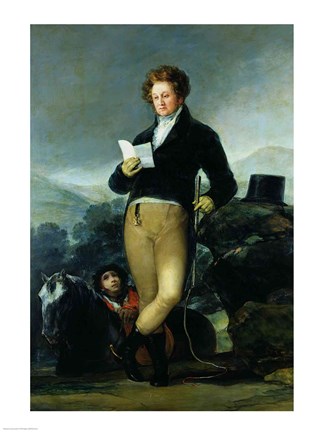 Framed Portrait of Don Francisco de Borja Tellez Giron Print