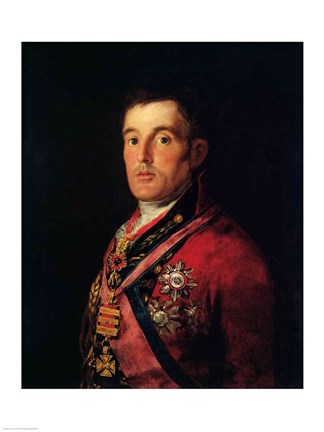 Framed Duke of Wellington Print