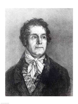 Framed Cyprien Gaulon Print