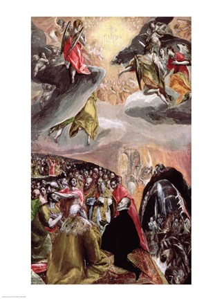 Framed Adoration of the Name of Jesus Print