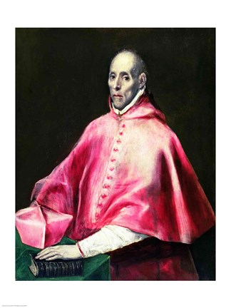 Framed Portrait of Cardinal Juan de Tavera Print