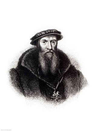 Framed Portrait of William, First Lord Paget Print