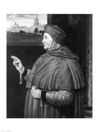 Framed Cardinal Thomas Wolsey Print