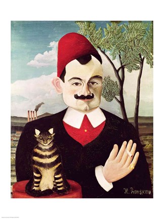 Framed Portrait of Pierre Loti Print