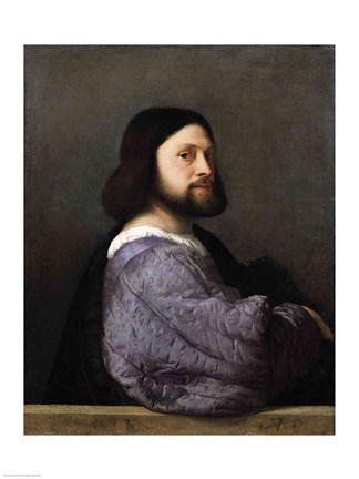 Framed Portrait of a Man Print