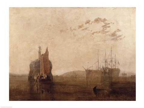 Framed Hulks on the Tamar Print