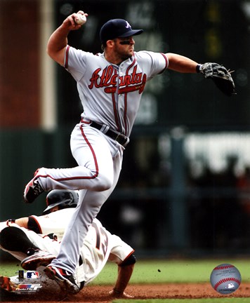 Framed Dan Uggla 2011 Action Print