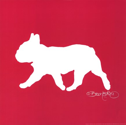 Framed Frenchy II Print