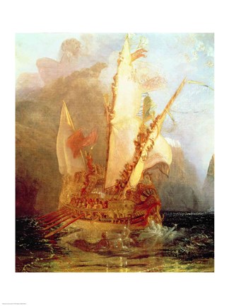 Framed Ulysses Deriding Polyphemus Print