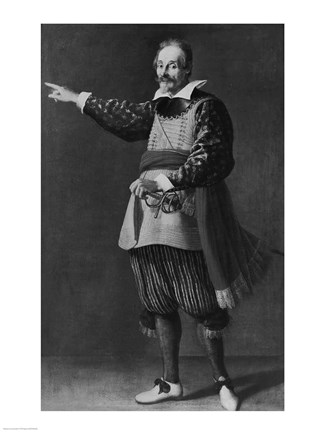 Framed Portrait of the Marquis Ambrogio Spinola Print