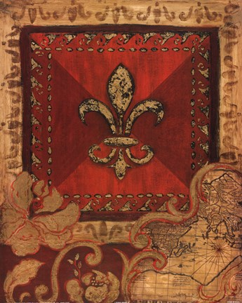 Framed Fleur Adorn II Print