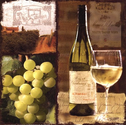 Framed Chardonnay Print