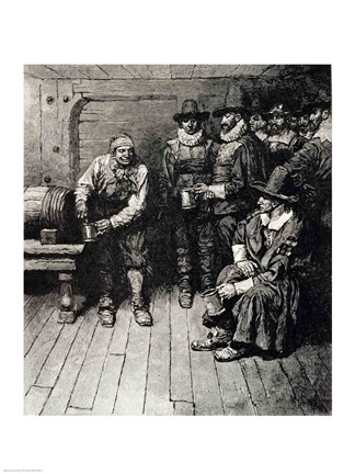 Framed Christmas Morning in Old New York Before the Revolution Print