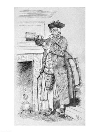 Framed Mynheer&#39;s Morning Horn Print