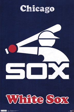 Framed White Sox - Retro Logo 11 Print