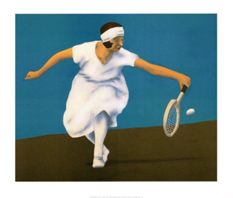 Framed Wimbledon, 1924 Print