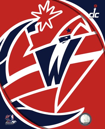 Framed Washington Wizards Team Logo Print