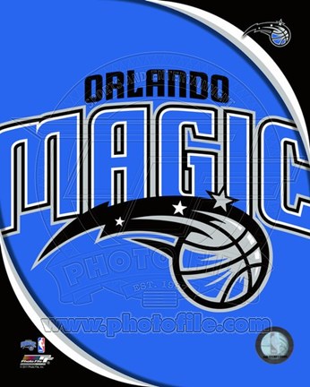 Framed Orlando Magic Team Logo Print