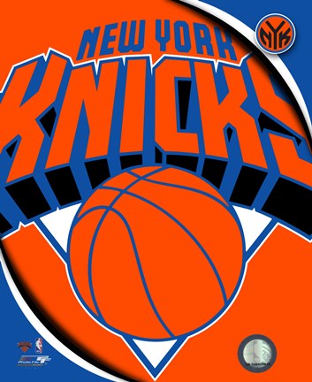 Framed New York Knicks Team Logo Print
