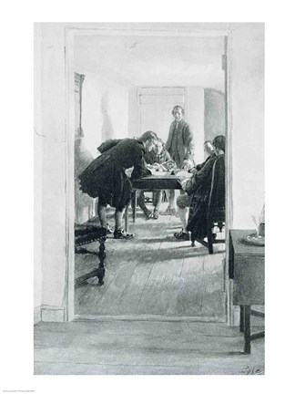 Framed In the Old Raleigh Tavern Print