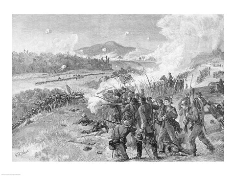 Framed Battle of Resaca, Georgia, May 14th 1864 Print