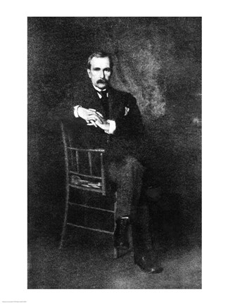 Framed John Davison Rockefeller Print