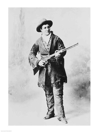 Framed Martha Canary Print