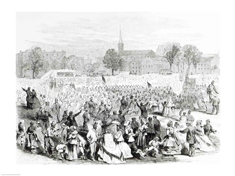 Framed Celebration of the Abolition of Slavery Print