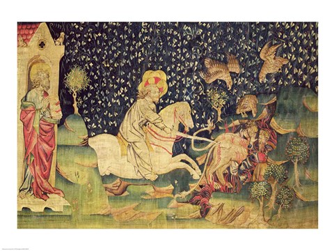 Framed Beast is Thrown into the Lake of Sulphur Print