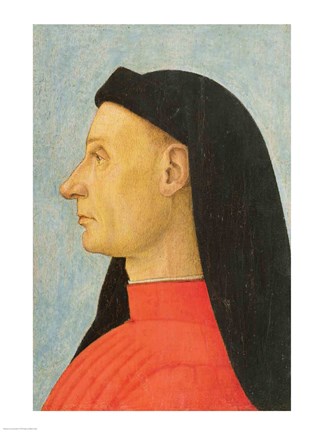 Framed Portrait of a Young Man Print