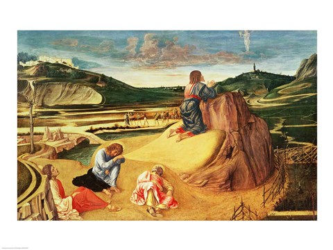 Framed Agony in the Garden Print