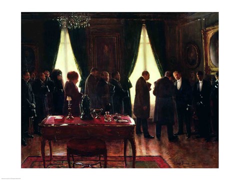 Framed Widower, 1910 Print