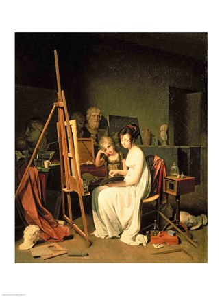 Framed Artist&#39;s Studio Print