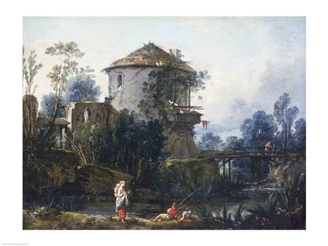 Framed Old Dovecote Print