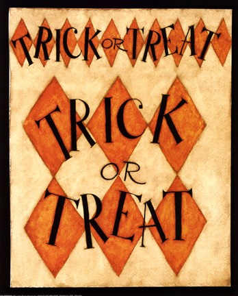 Framed Trick or Treat Print