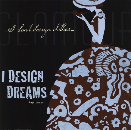 Framed Designers Dreams Print
