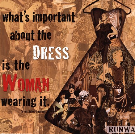 Framed Best Dress Print