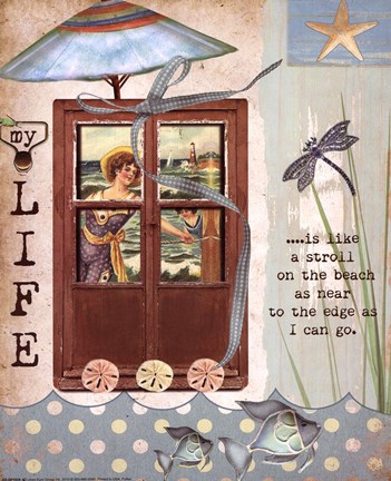 Framed Simplified Life Print