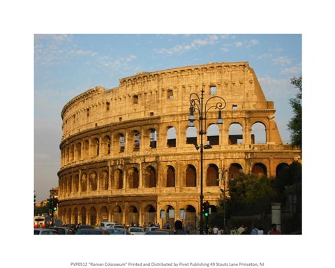 Framed Roman Colosseum Print